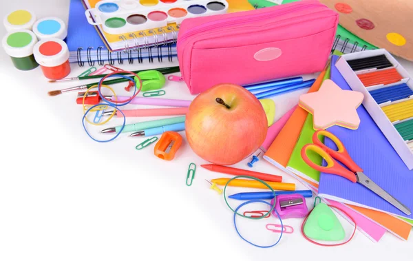 Bright school supplies close-up — Stock Photo, Image