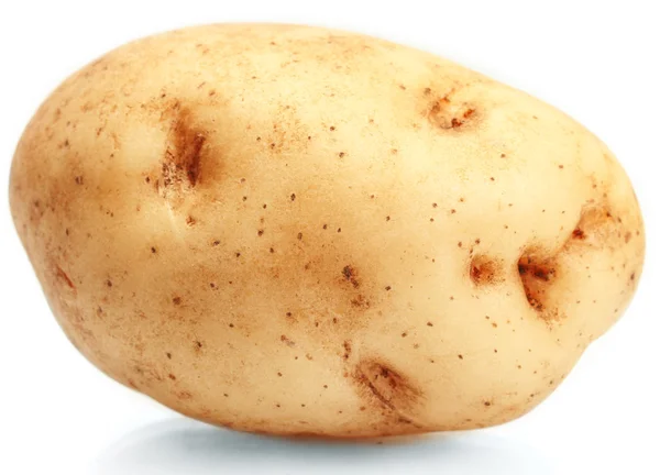 Färsk potatis isolerad på vit — Stockfoto