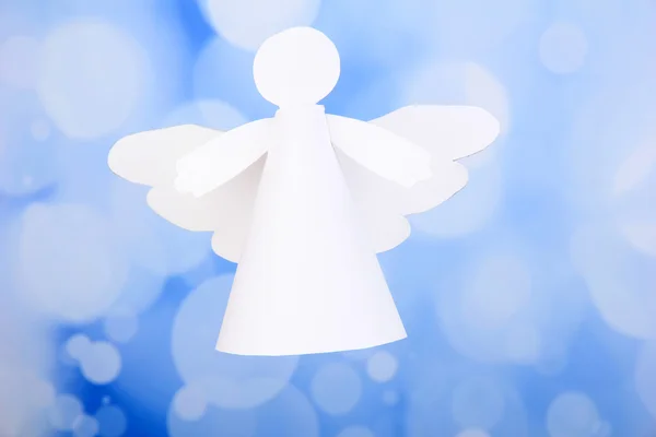 Christmas angel on bright background — Stock Photo, Image
