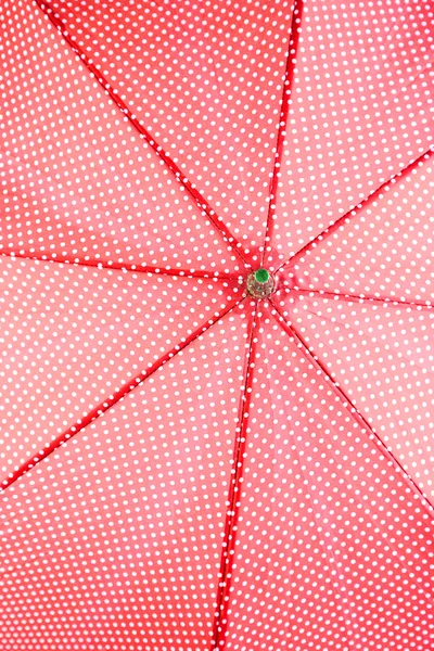 Parapluie rouge, gros plan — Photo