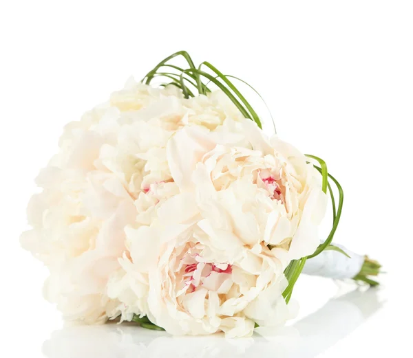 Beautiful wedding bouquet isolated on white — Stock Photo, Image