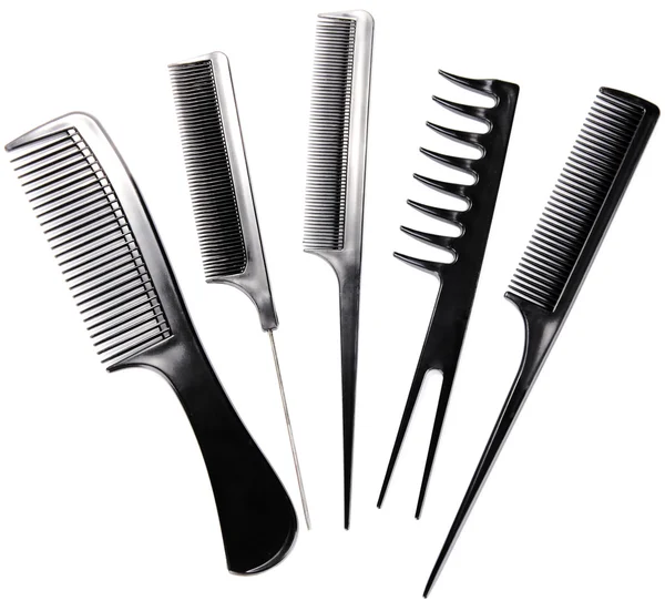 Professional combs isolated on white — Stock Photo, Image