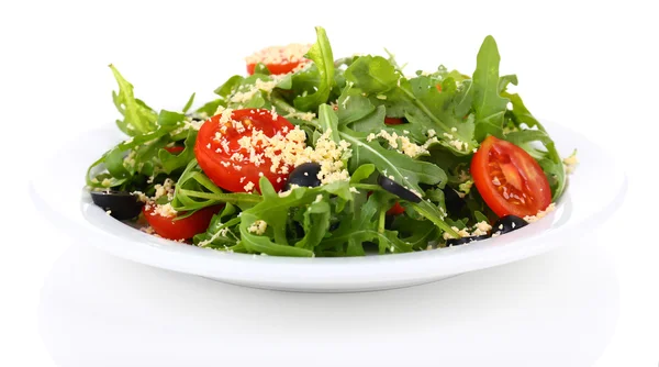 Taze beyaz izole Roka Salatası — Stok fotoğraf