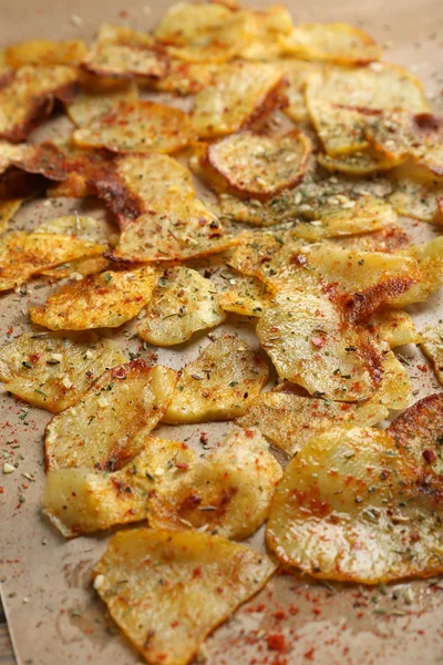 Patatas fritas caseras de cerca —  Fotos de Stock