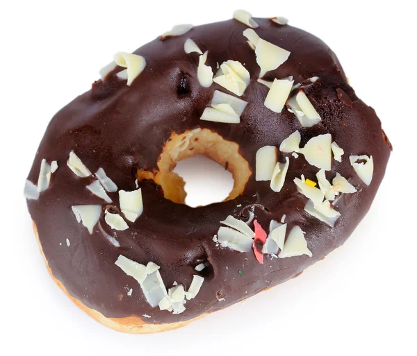 Sweet donut isolated on white — Stock Photo, Image