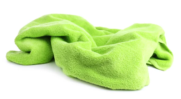 Colorful towel isolated on white — Stock Photo, Image