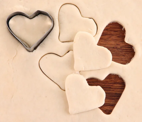 Vytváření souborů cookie zblízka — Stock fotografie