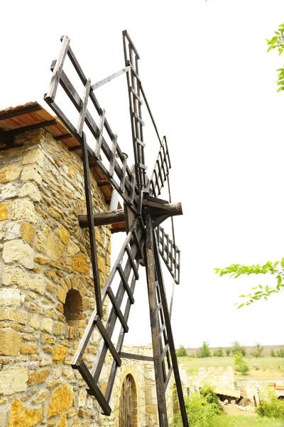 Old retro windmill, outdoors — Stock Photo, Image