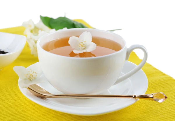 Chá de jasmim na mesa — Fotografia de Stock