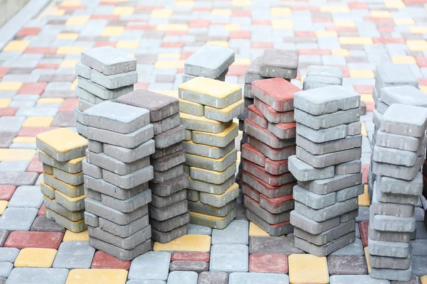 Pavimentación de azulejos — Foto de Stock