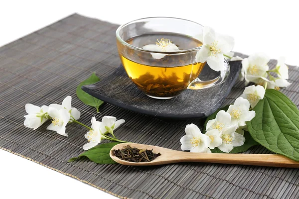 Jasmine tea on table — Stock Photo, Image
