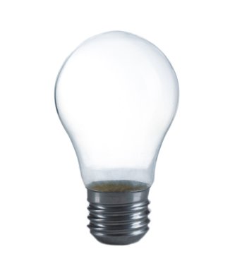 ampul, üzerinde beyaz izole