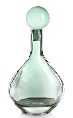 Dekoratif şişe, üzerinde beyaz izole