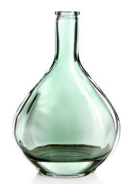 Dekoratif şişe, üzerinde beyaz izole