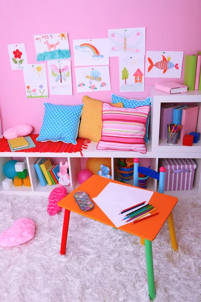 Interior of classroom at school — Stock Photo, Image