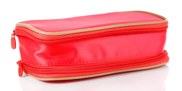 Cosmetic bag isolated on white — Stock Photo, Image