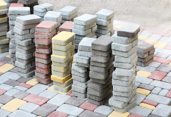 Pavimentación de azulejos — Foto de Stock