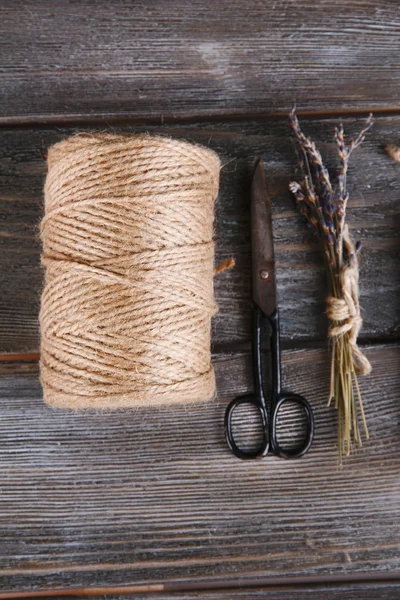 Begreppet naturlig stil design. material för att dekorera på trä bakgrund — Stockfoto