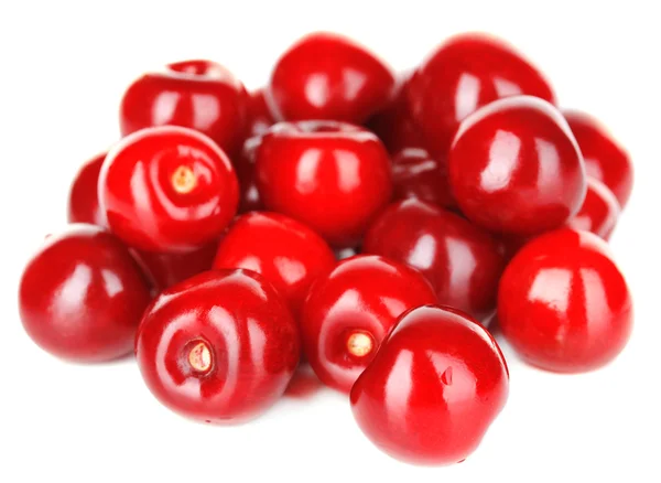 Sweet cherries isolated on white — Stock Photo, Image