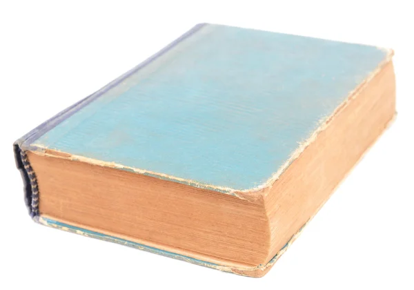 Stara książka odizolowana na białym — Zdjęcie stockowe