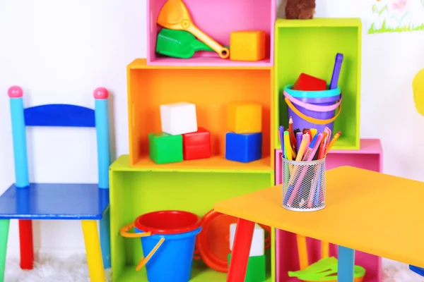 Interno di aula a scuola — Foto Stock