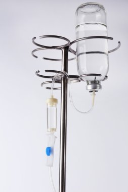 Tek kullanımlık infüzyon gri arka plan ayarla