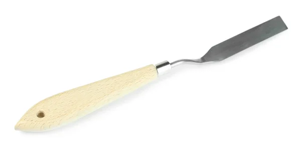 Cuchillo paleta de pintura aislado en un blanco — Foto de Stock