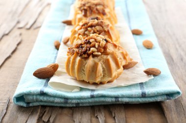 lezzetli kek üzerinde tablo yakın çekim