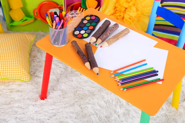 Intérieur de la classe à l'école — Photo