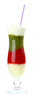 beyaz izole lezzetli meyve yüzlü