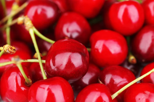 Ripe sweet cherries, close up — Stock Photo, Image