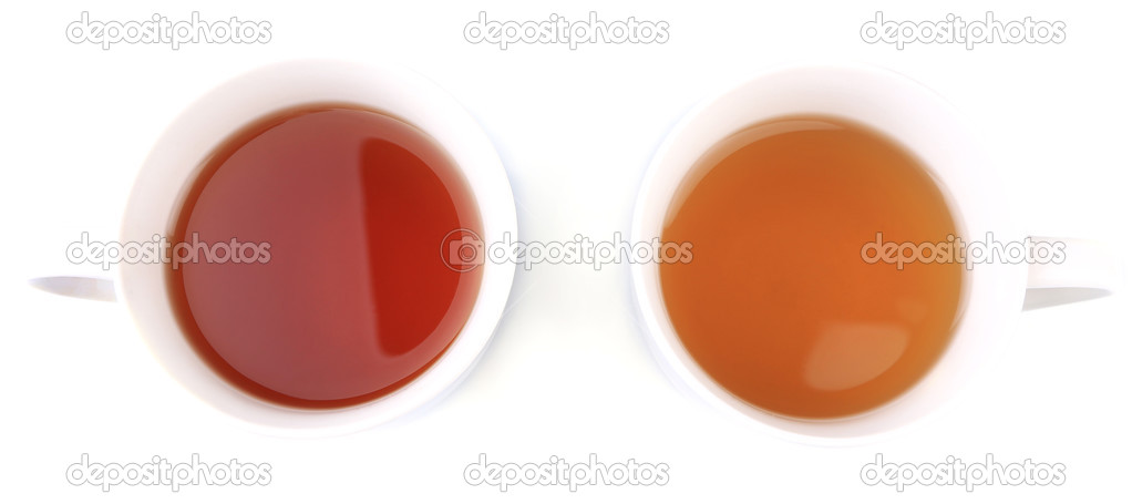 Assortment of tea isolated on white