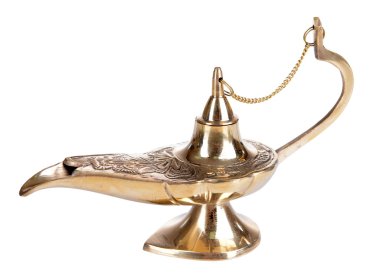 Sihirli Lamba beyaz izole