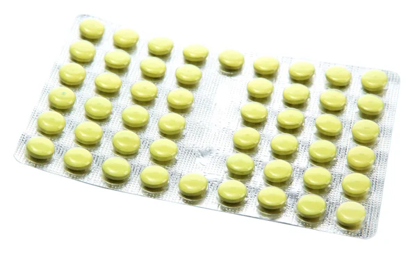 Pills packed in blisters — Stock Photo, Image