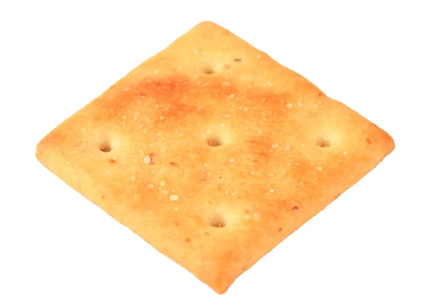Delicious cracker isolated on white — Stock Photo, Image