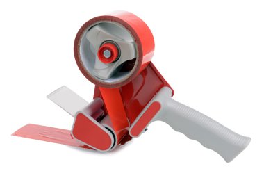 Dağıtıcı üzerinde beyaz izole