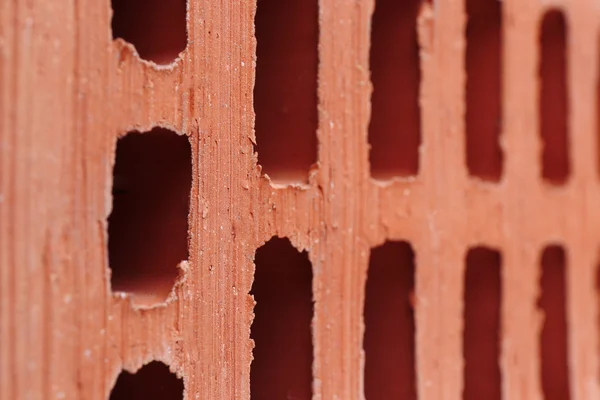 Brown brick texture, close up — Stock Photo, Image