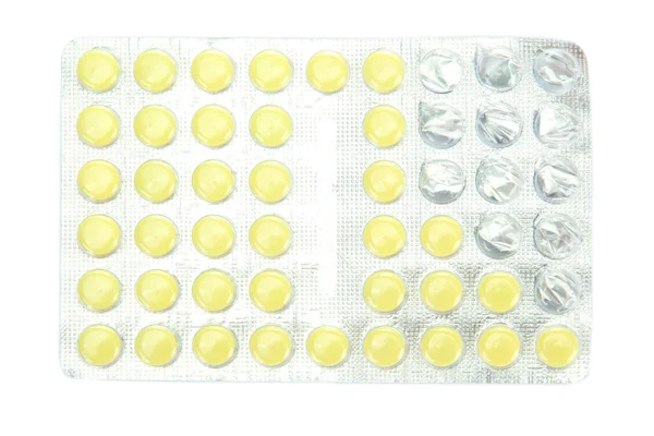 Pills packed in blisters — Stock Photo, Image