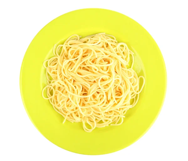 Italian spaghetti in plate — Stock Photo, Image