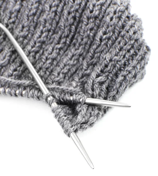 Knitting with spokes — Stock Photo, Image