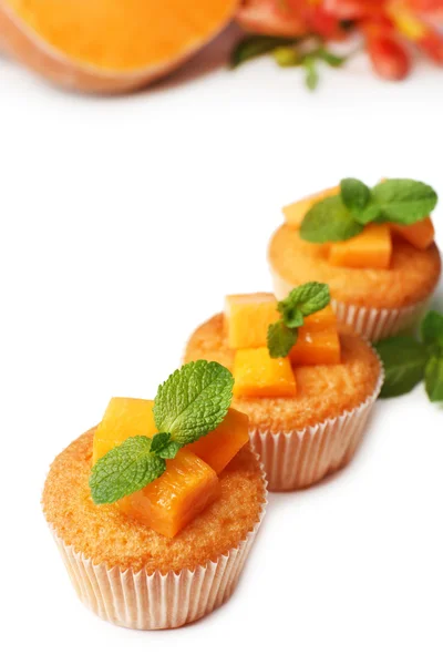 Leckere Kürbismuffins — Stockfoto