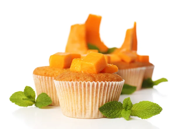 Tasty pumpkin muffins — Stock Photo, Image