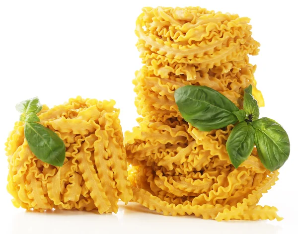 Rå hemgjord pasta — Stockfoto