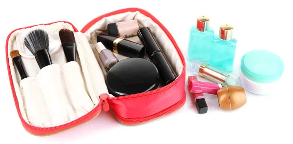 Full cosmetic bag — Stock Photo, Image