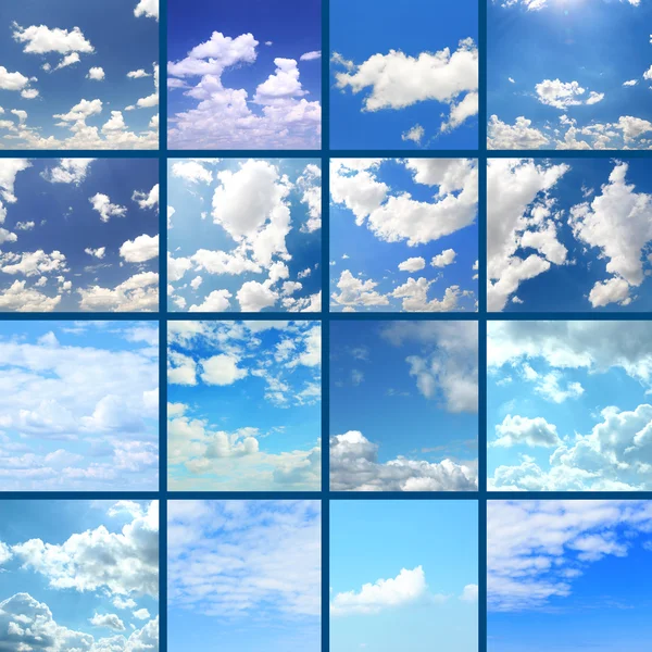 Collage cielo —  Fotos de Stock