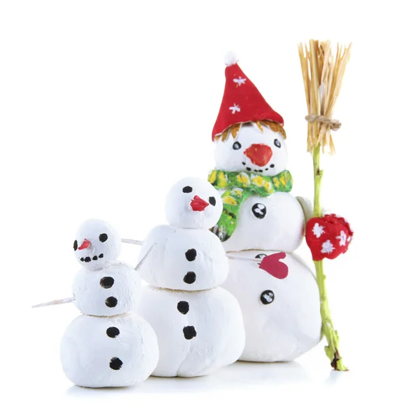 Beautiful snowmen — Stock Photo, Image