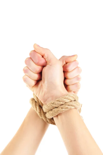 Tied hands — Stock Photo, Image