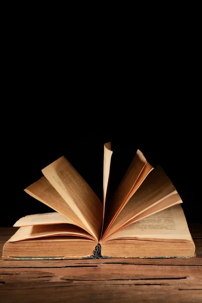 Old book on table — Stock Photo, Image