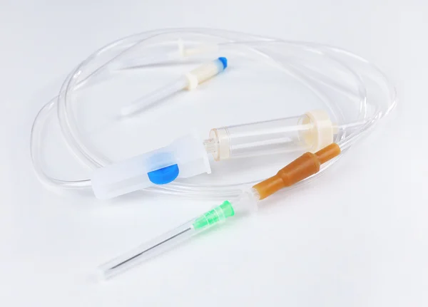 Disposable infusion set — Stock Photo, Image