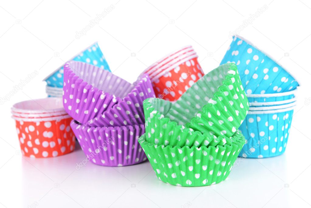 Colorful cupcake wrappers